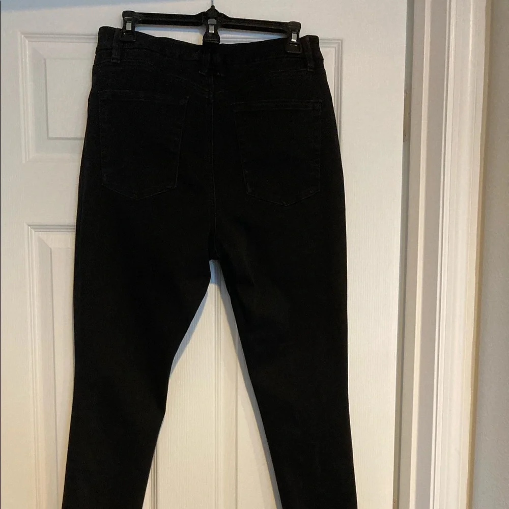 GOOD AMERICAN, GOOD WAIST, Black pants, SIZE 14 - Picture 7 of 16
